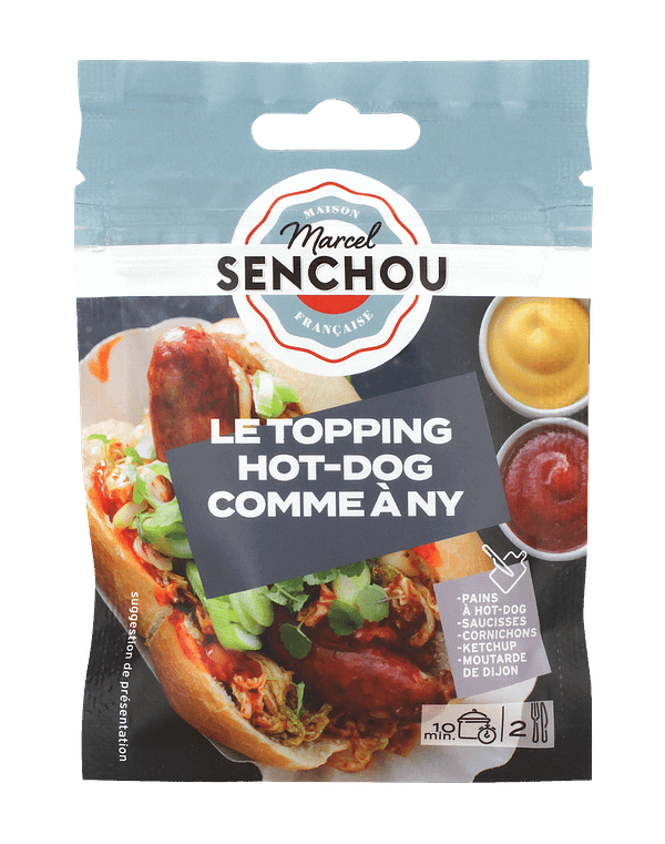 Le Topping Hot-dog comme à NY 20G
