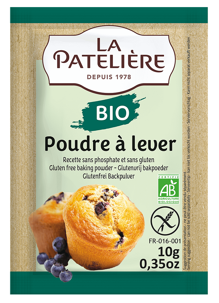 Levure sans gluten - La Patelière - 80 g (8 * 10 g e)